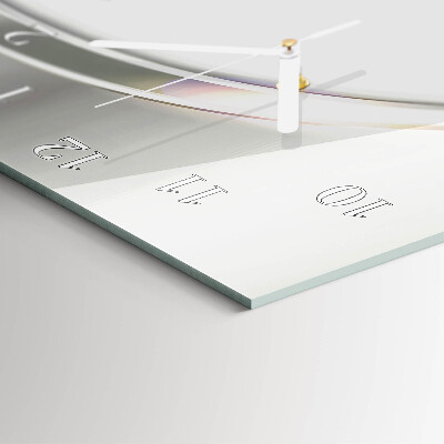 Rechthoekige glas klok verticaal Patroon