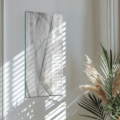 Rechthoekige glas klok verticaal Gordijn