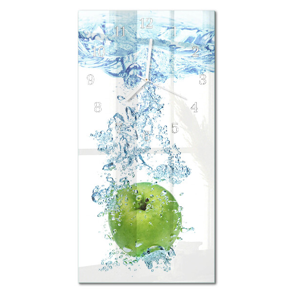 Glazen klok verticaal Appelwater