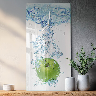 Glazen klok verticaal Appelwater