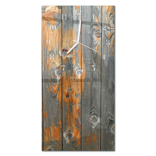 Decoratieve glazen klok verticaal Bord