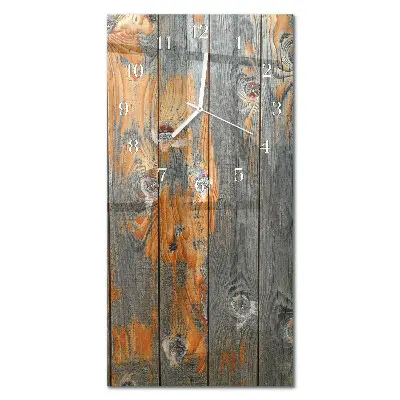 Decoratieve glazen klok verticaal Bord