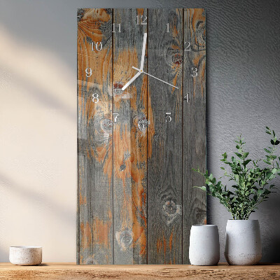 Decoratieve glazen klok verticaal Bord