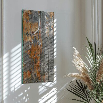 Decoratieve glazen klok verticaal Bord
