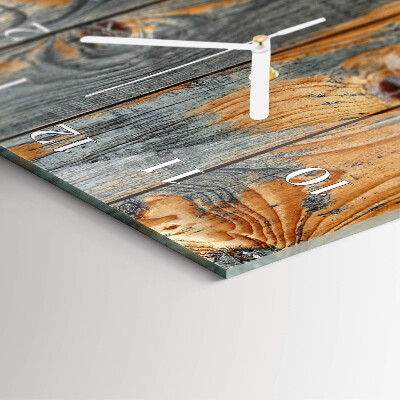 Decoratieve glazen klok verticaal Bord