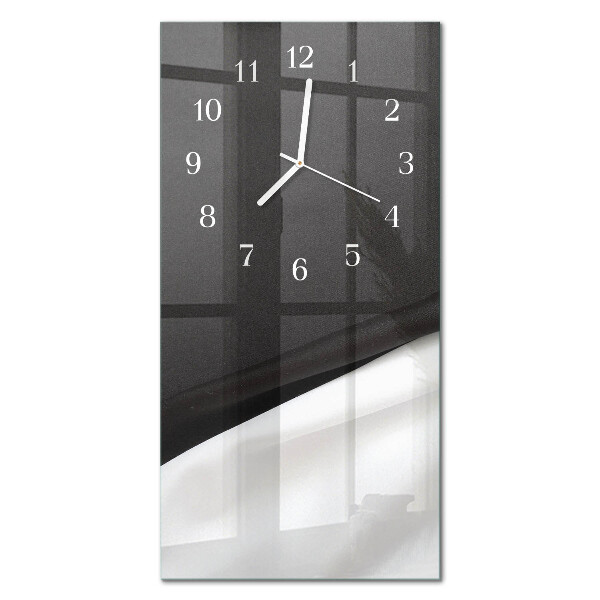 Rechthoekige glas klok verticaal Contrast