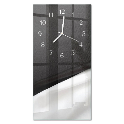 Rechthoekige glas klok verticaal Contrast