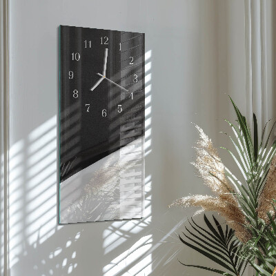 Rechthoekige glas klok verticaal Contrast