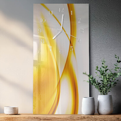 Glazen klok verticaal Abstracte kunst