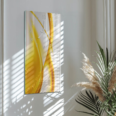 Glazen klok verticaal Abstracte kunst