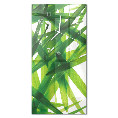 Rechthoekige glas klok verticaal Plantenbladeren