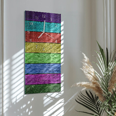 Glazen klok verticaal Bord