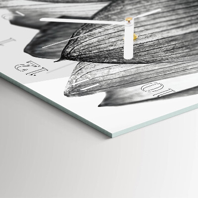 Decoratieve glazen klok verticaal Tulp