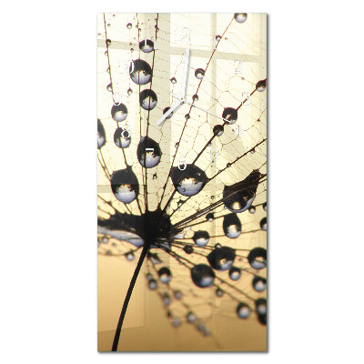 Decoratieve glazen klok verticaal Spinnenweb