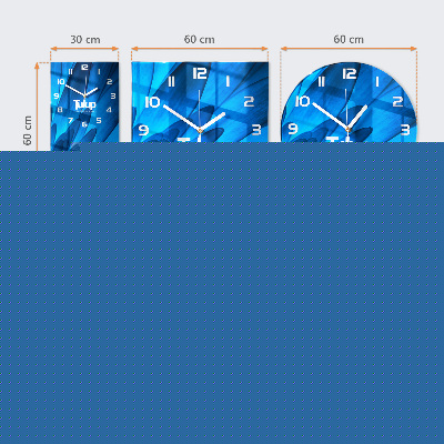 Decoratieve glazen klok verticaal Spinnenweb