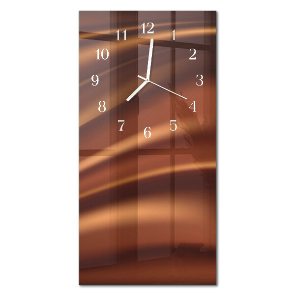 Rechthoekige glas klok verticaal Patroon