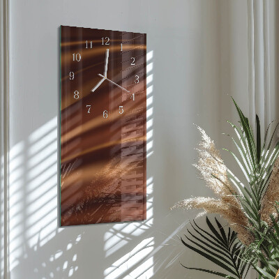 Rechthoekige glas klok verticaal Patroon