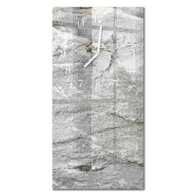 Decoratieve glazen klok verticaal Steen
