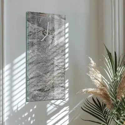 Decoratieve glazen klok verticaal Steen