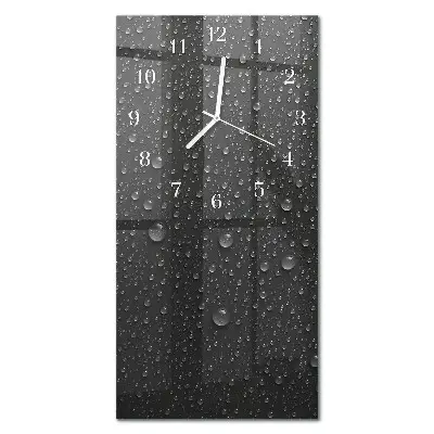 Rechthoekige glas klok verticaal Druppel