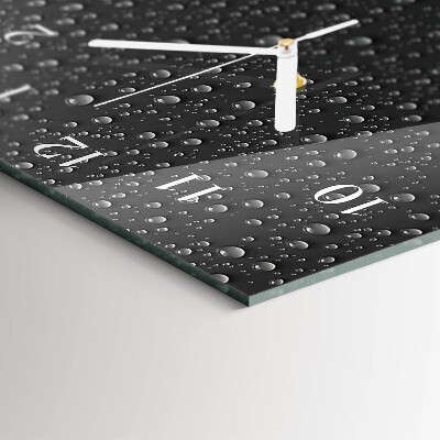 Rechthoekige glas klok verticaal Druppel