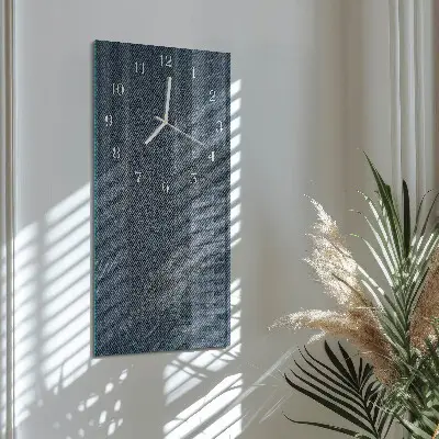 Glazen klok verticaal Plastic