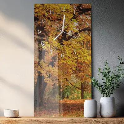 Rechthoekige glas klok verticaal Boom