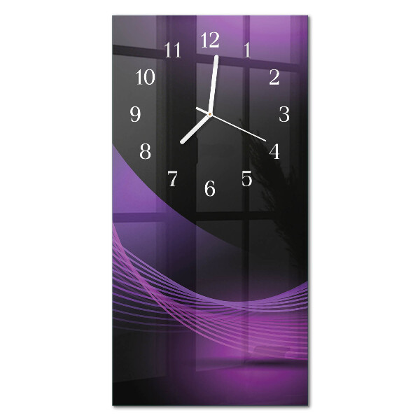 Rechthoekige glas klok verticaal Abstractie