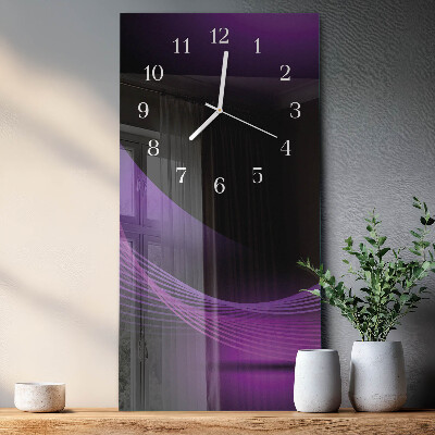Rechthoekige glas klok verticaal Abstractie