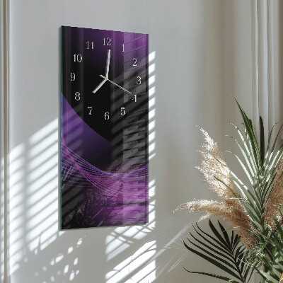 Rechthoekige glas klok verticaal Abstractie