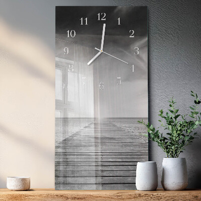 Decoratieve glazen klok verticaal Brug