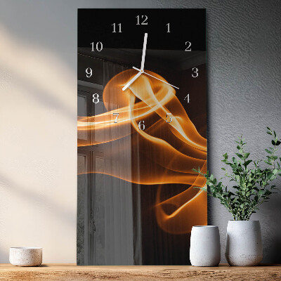 Glazen klok verticaal Abstractie