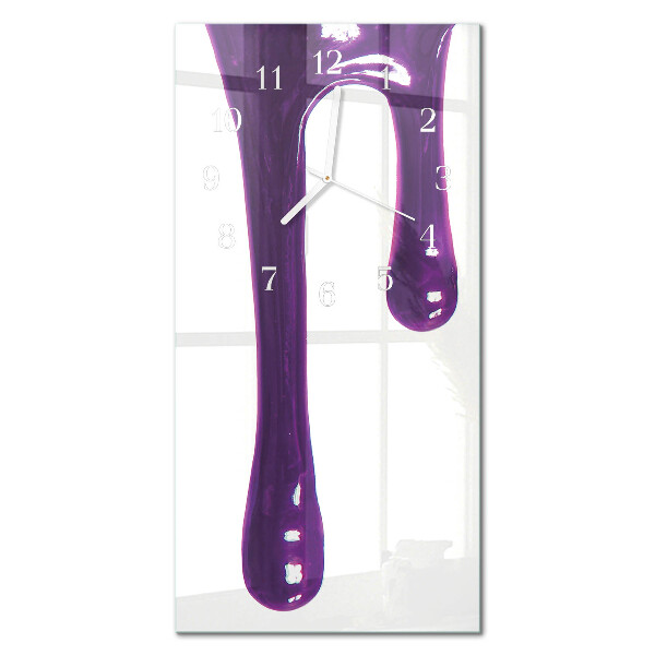 Decoratieve glazen klok verticaal Snot