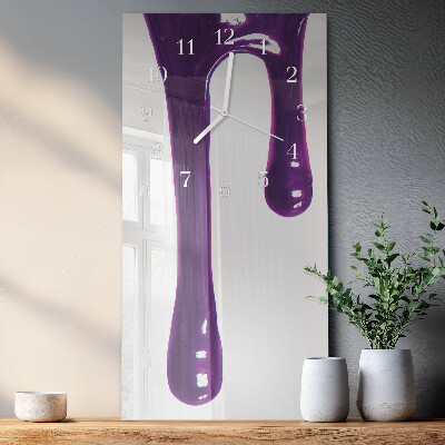 Decoratieve glazen klok verticaal Snot