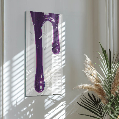 Decoratieve glazen klok verticaal Snot