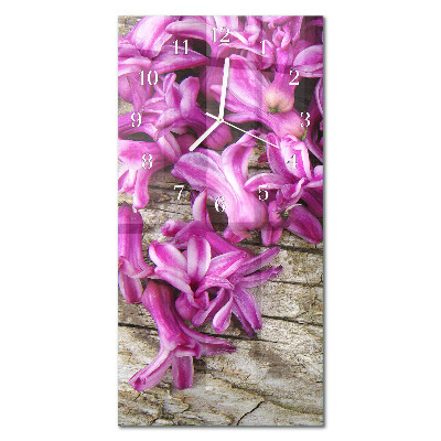 Rechthoekige glas klok verticaal Bloemen