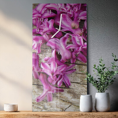 Rechthoekige glas klok verticaal Bloemen