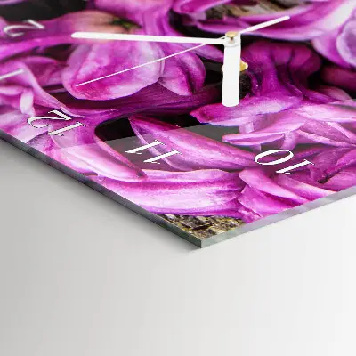 Rechthoekige glas klok verticaal Bloemen