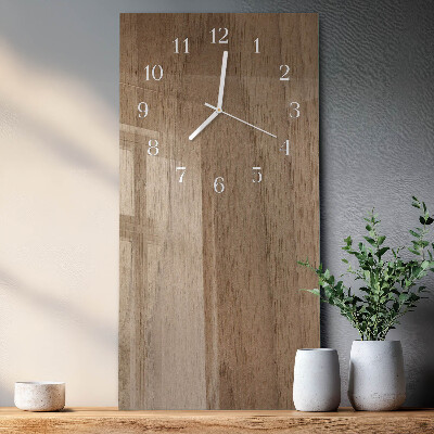 Decoratieve glazen klok verticaal Tafel