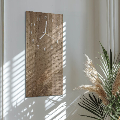 Decoratieve glazen klok verticaal Tafel