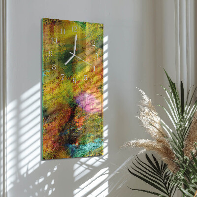 Rechthoekige glas klok verticaal Chaos