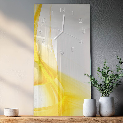 Glazen klok verticaal Abstractie