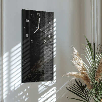Rechthoekige glas klok verticaal Bord