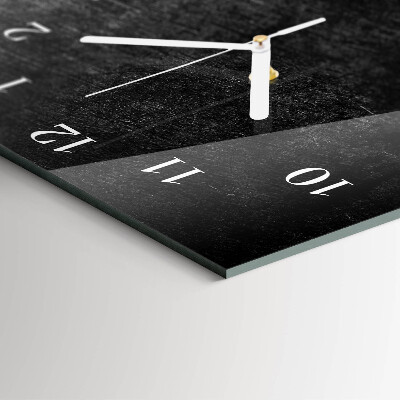 Rechthoekige glas klok verticaal Bord