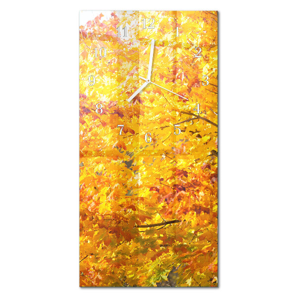Decoratieve glazen klok verticaal Boom