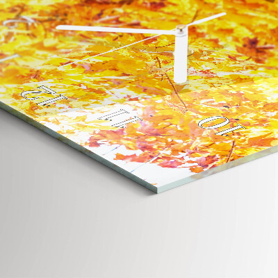 Decoratieve glazen klok verticaal Boom
