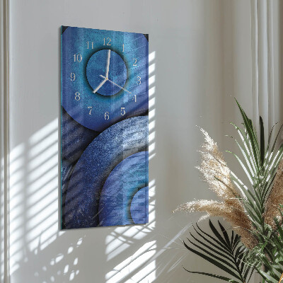 Glazen klok verticaal De kunst van wielen
