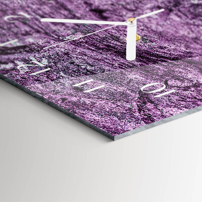 Verticale moderne glazen wandklok Chaos