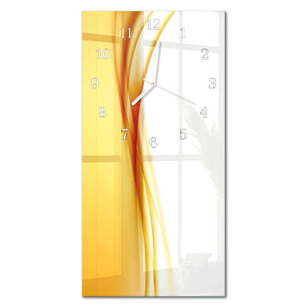 Rechthoekige glas klok verticaal Patroon
