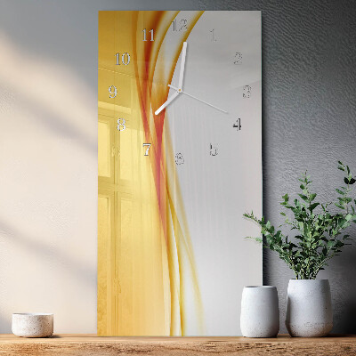 Rechthoekige glas klok verticaal Patroon